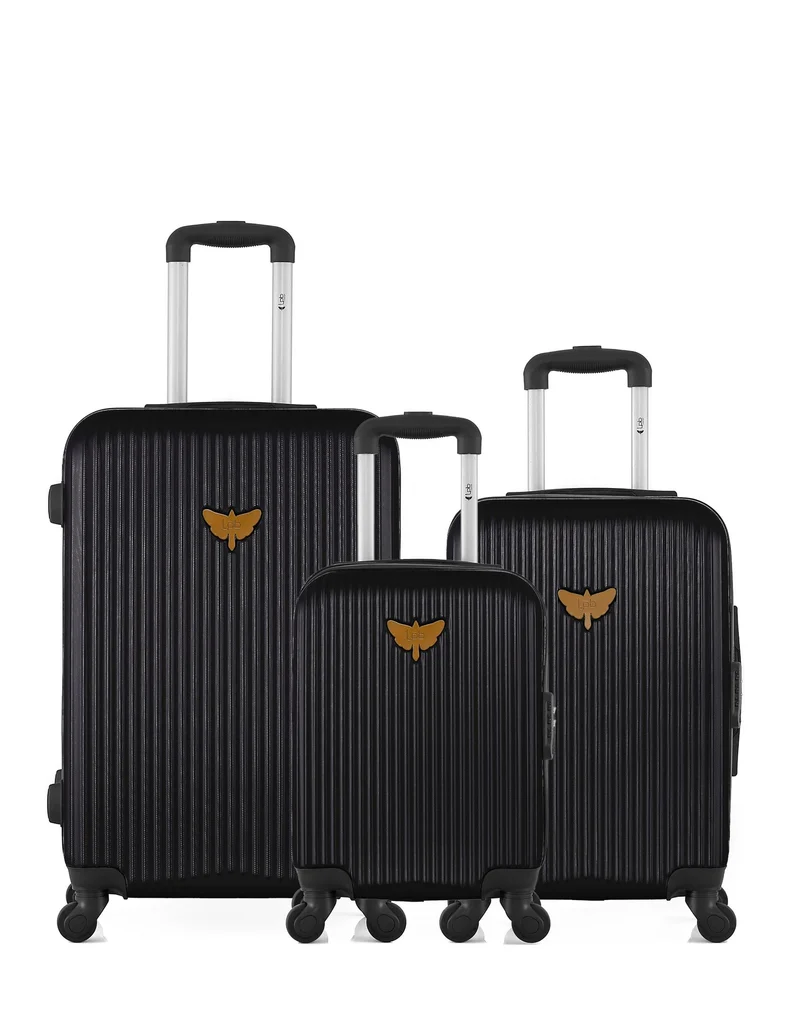 LPB LUGGAGE - 3er-Pack: Mittelgroßer Koffer, Handgepäck und Handgepäck XXS AGATA