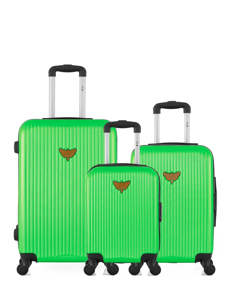 LPB LUGGAGE - 3er-Pack: Mittelgroßer Koffer, Handgepäck und Handgepäck XXS AGATA
