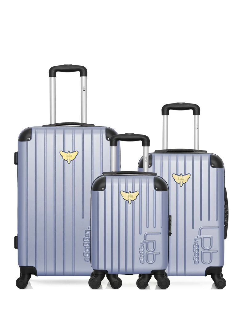 LPB LUGGAGE - 3er-Pack: Mittelgroßer Koffer, Handgepäck und Handgepäck XXS MARIANNE