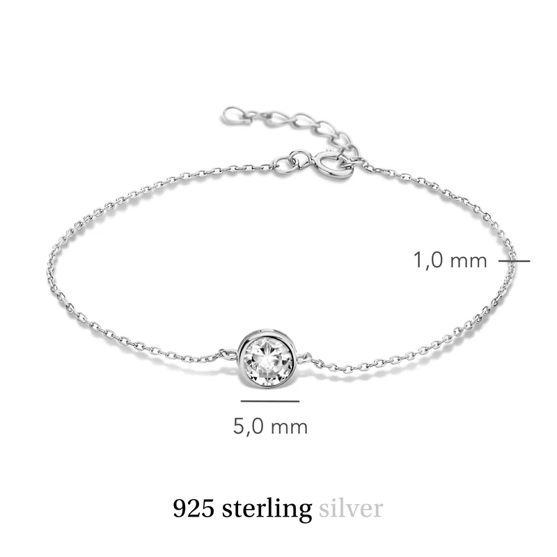 Violet Hamden Venus 925 Sterling Silbernes Armband mit Geburtsstein VH320009-SEP