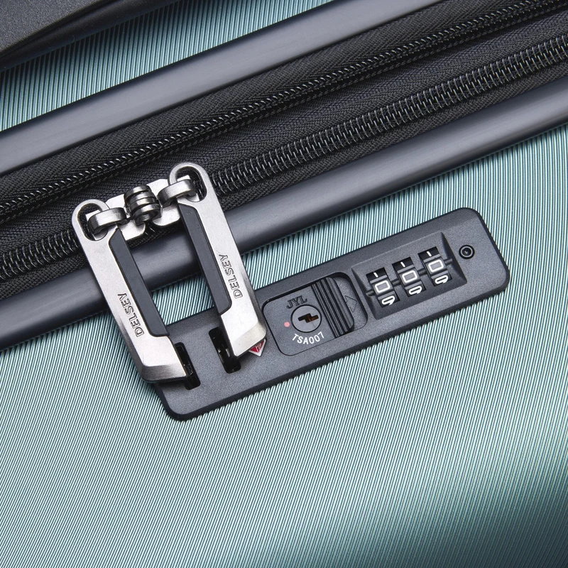 Delsey Paris Air Armour - 4-Rollen-Trolley M 68 cm erw. (grün)