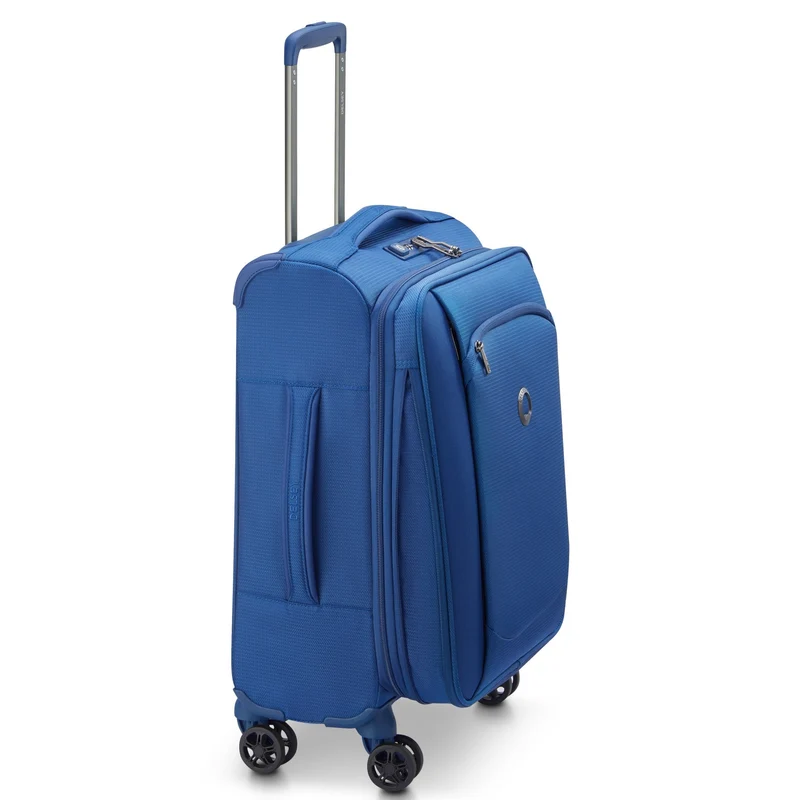 Delsey Paris Montmartre Air 2.0 - 4-Rollen-Kabinentrolley Slim Line S 55 cm (Farbe: blau)