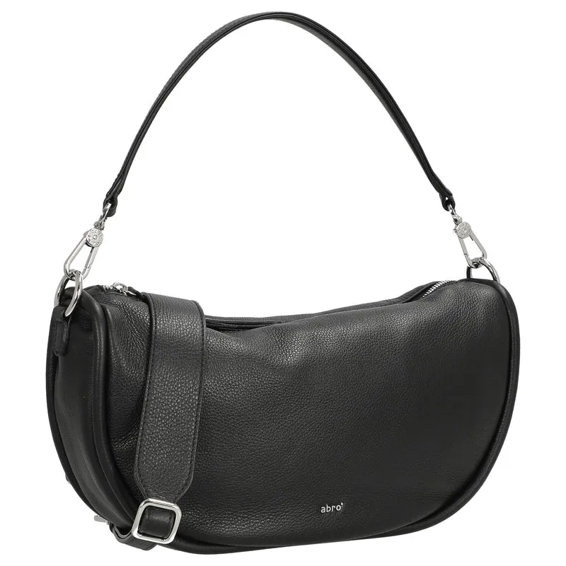 abro Willow Dalia - Beuteltasche 36 cm (black/nickel)