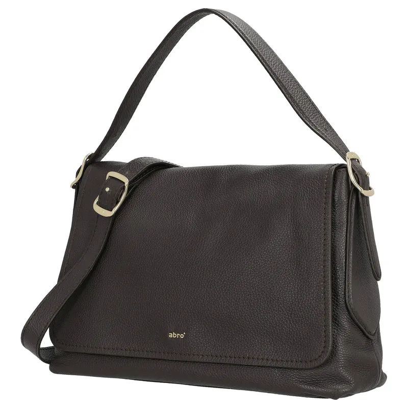 abro Carina - Schultertasche 26 cm (dark brown)
