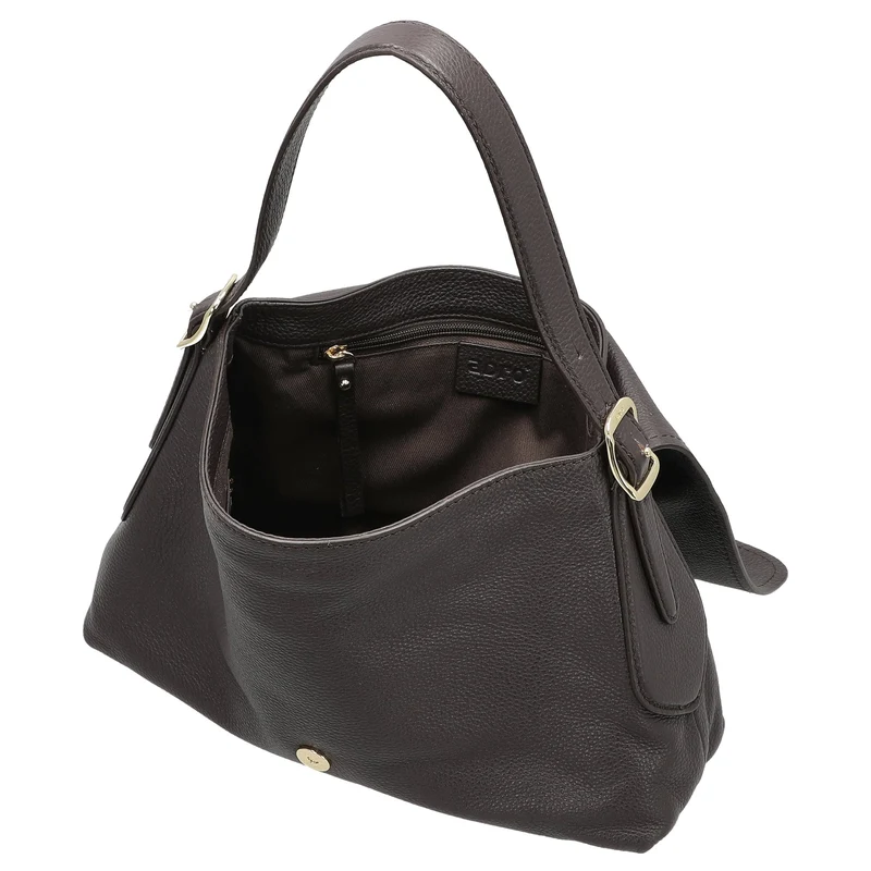abro Carina - Schultertasche 26 cm (dark brown)