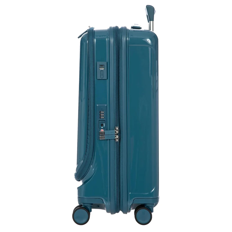 Brics Positano - 4-Rollen Kabinentrolley 55 cm USB erw. (oktan)