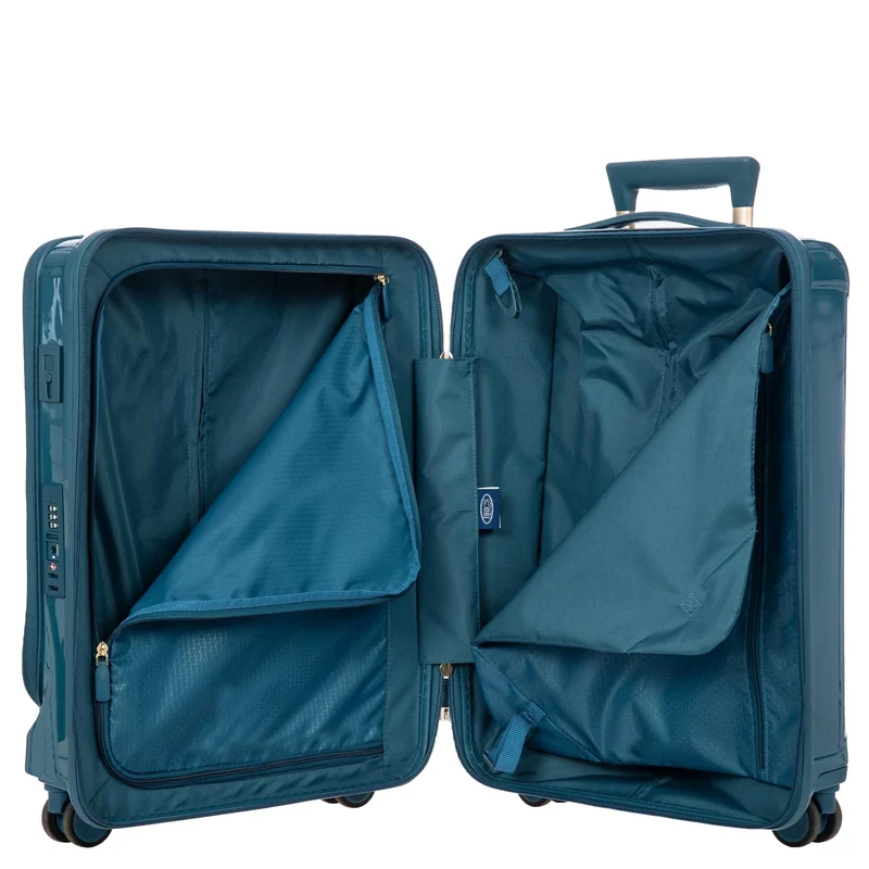 Brics Positano - 4-Rollen Kabinentrolley 55 cm USB erw. (oktan)