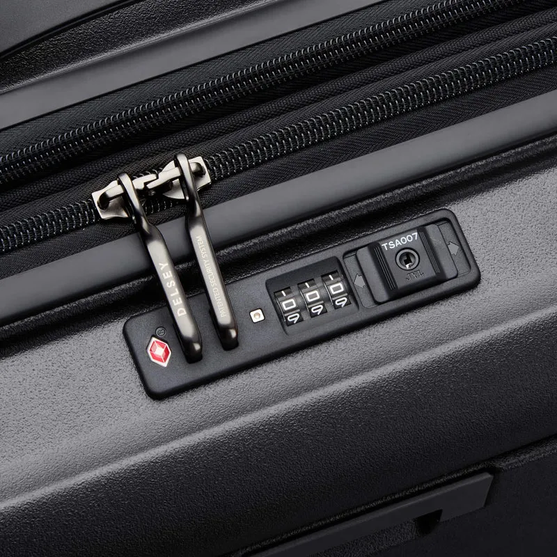 Delsey Paris Turenne 2.0 - 4-Rollen-Kabinentrolley S 56 cm erw. (schwarz)