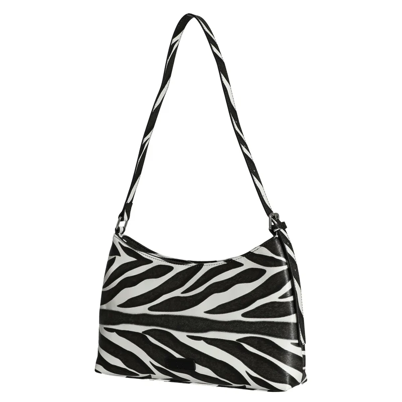 Seidenfelt Fjone - Schultertasche 32 cm (zebra)