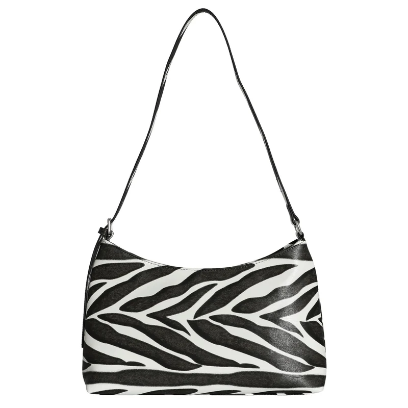 Seidenfelt Fjone - Schultertasche 32 cm (zebra)