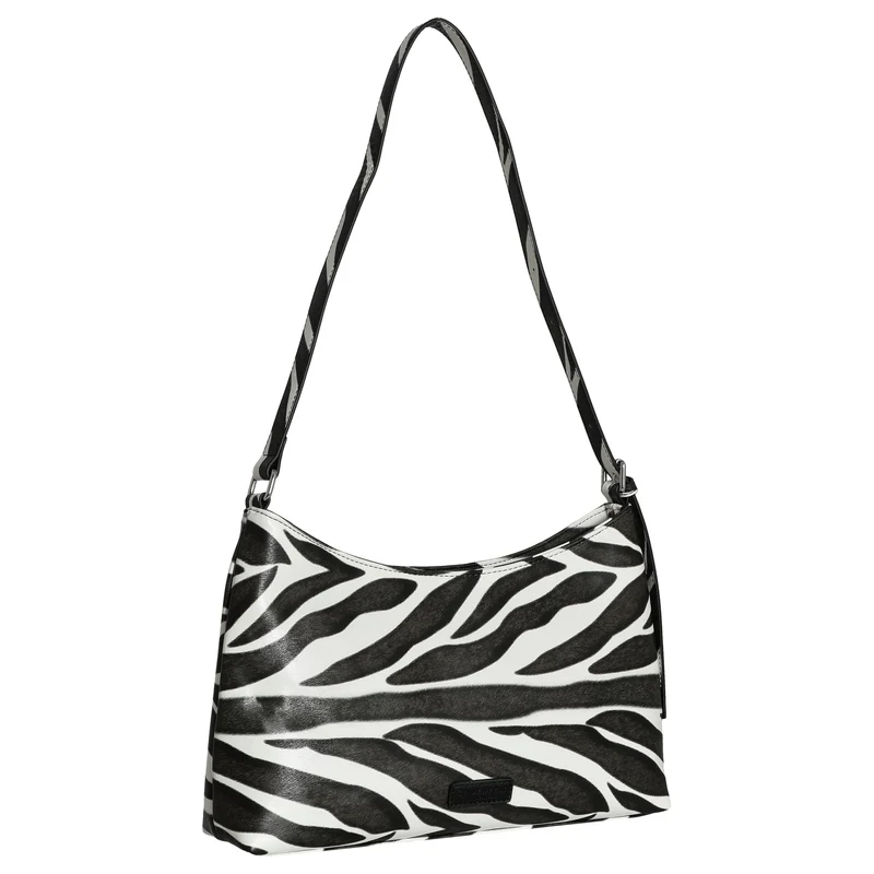 Seidenfelt Fjone - Schultertasche 32 cm (zebra)
