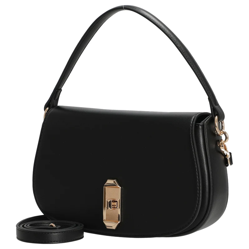 Seidenfelt Eiby - Schultertasche 24 cm (black)