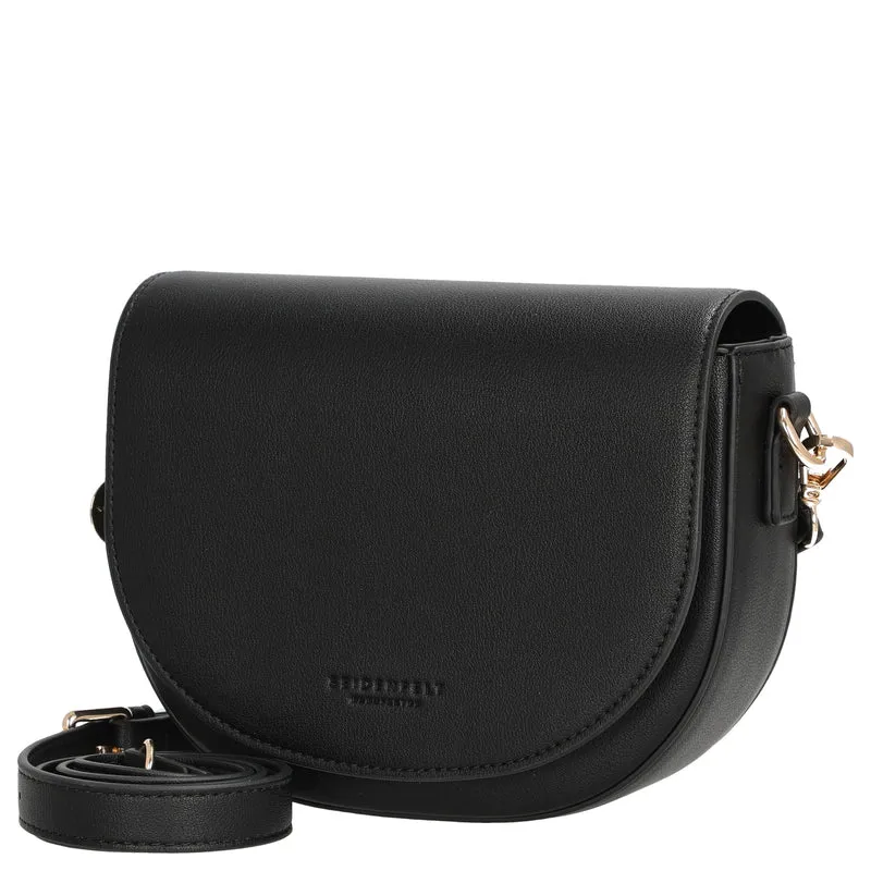 Seidenfelt Nelma Saddle - Umhängetasche (black)