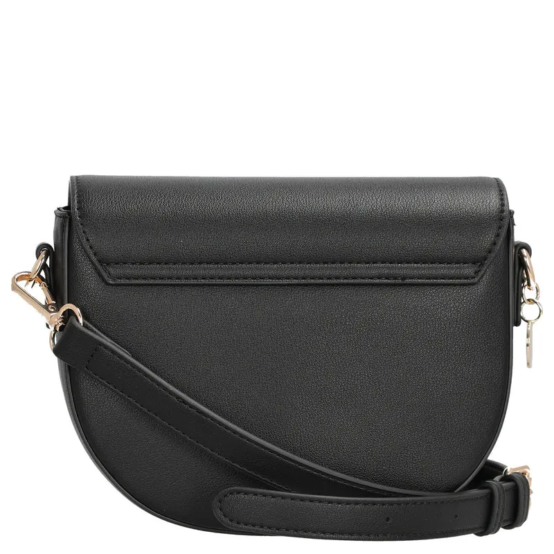 Seidenfelt Nelma Saddle - Umhängetasche (black)