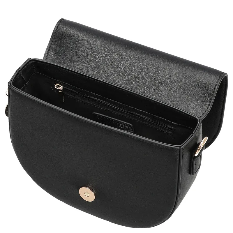 Seidenfelt Nelma Saddle - Umhängetasche (black)