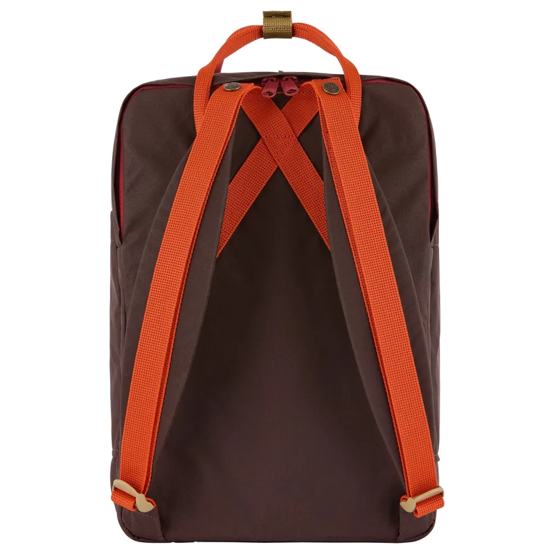 Fjällräven Kånken Koncept - Rucksack 15" 40 cm (black oak-rowan red)