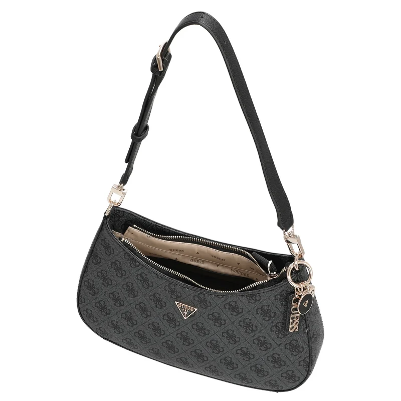 Guess Noelle II Top Zip - Schultertasche 28 cm (coal logo)
