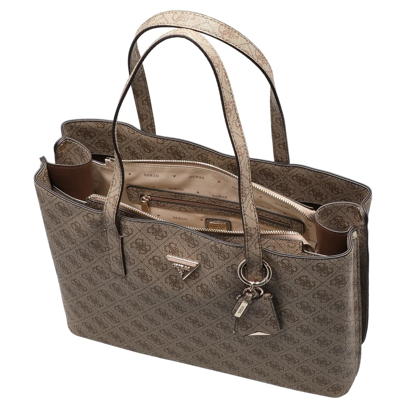 Guess Meridian II Girlfriend - Shopper 37 cm (latte logo)