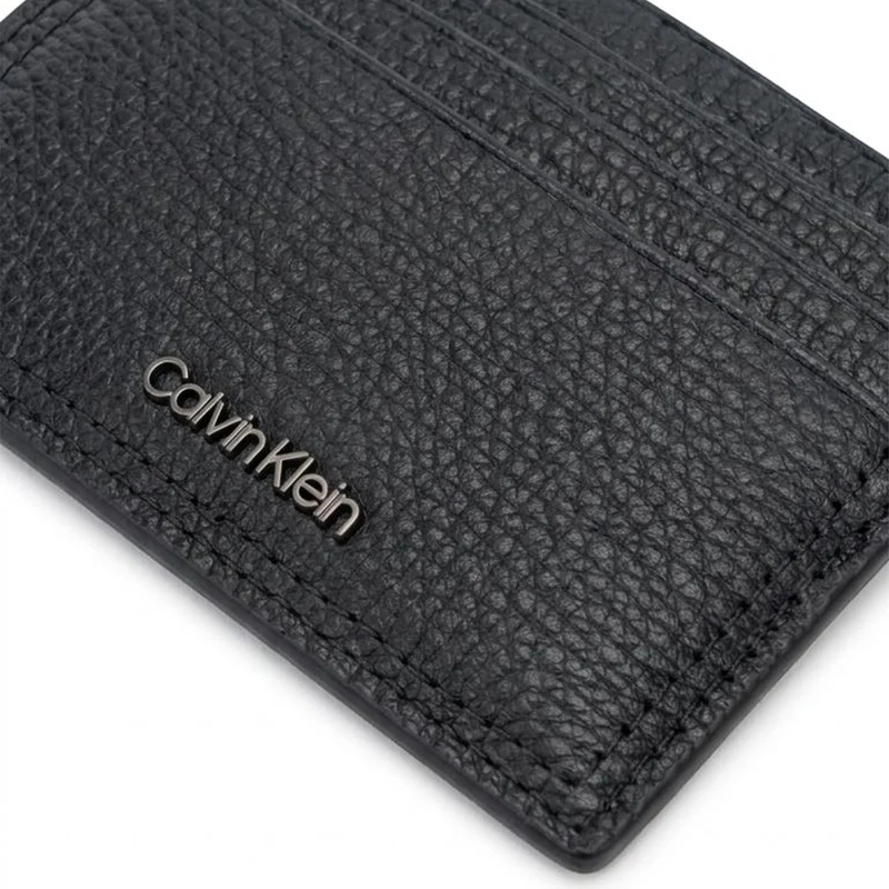 Calvin Klein Minimalism herren Kartenhalter Schwarz K50K509613BAX