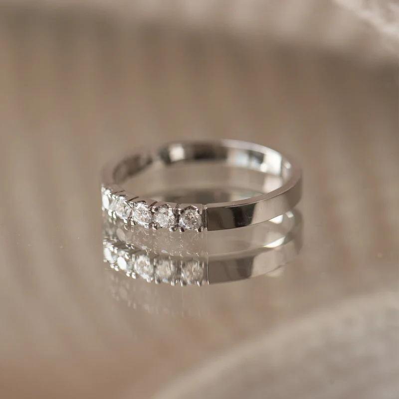 Isabel Bernard De la Paix damen Ring Weißgold IBD330019-48