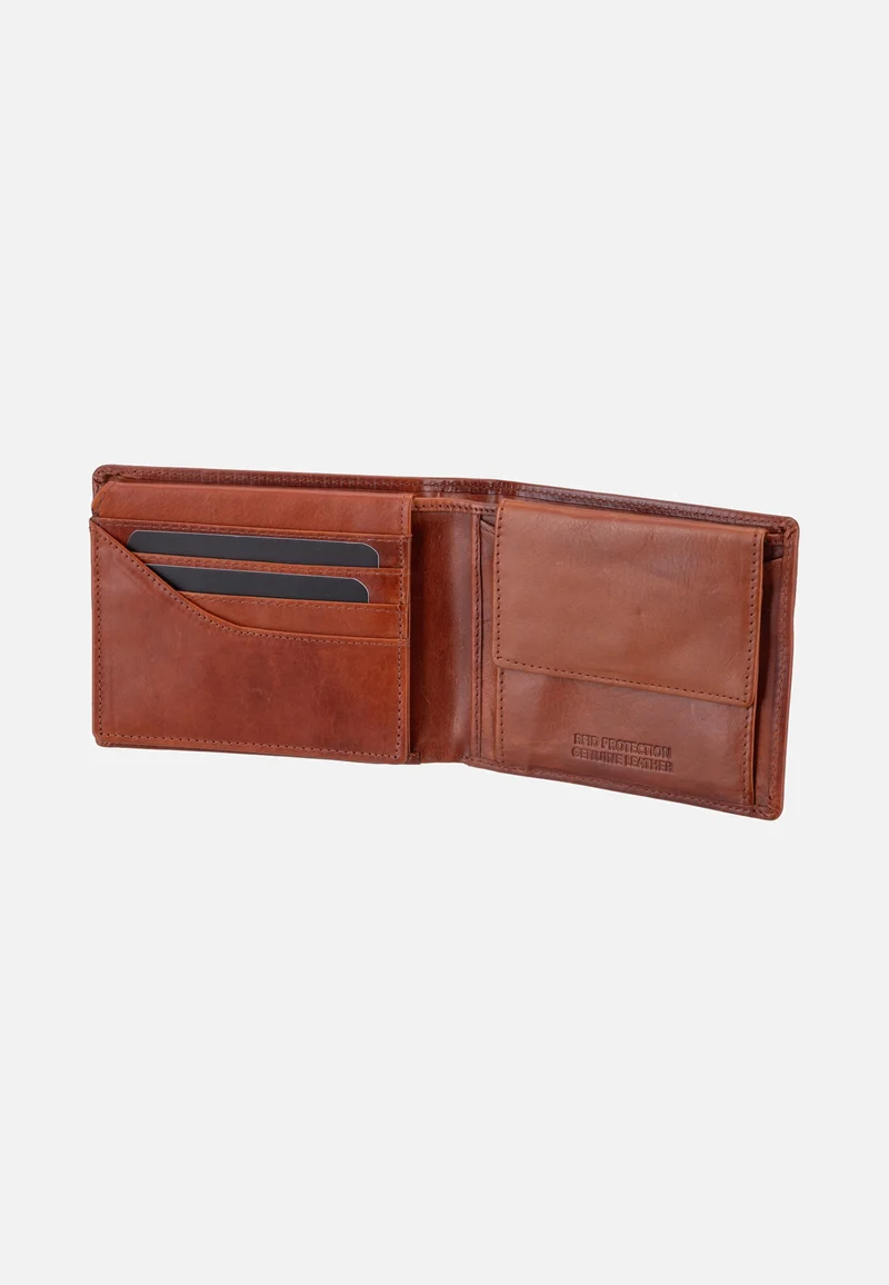 Newport 2114 RFID Caramel - Portemonnaie