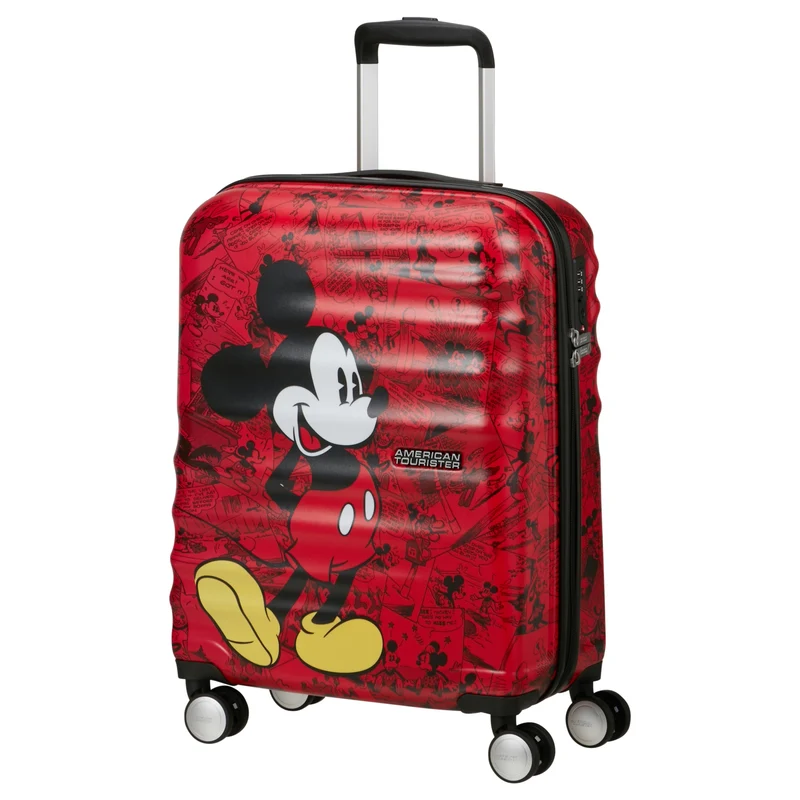 American Tourister Wavebreaker Disney - 4-Rollen-Kabinentrolley 55 cm (rot)