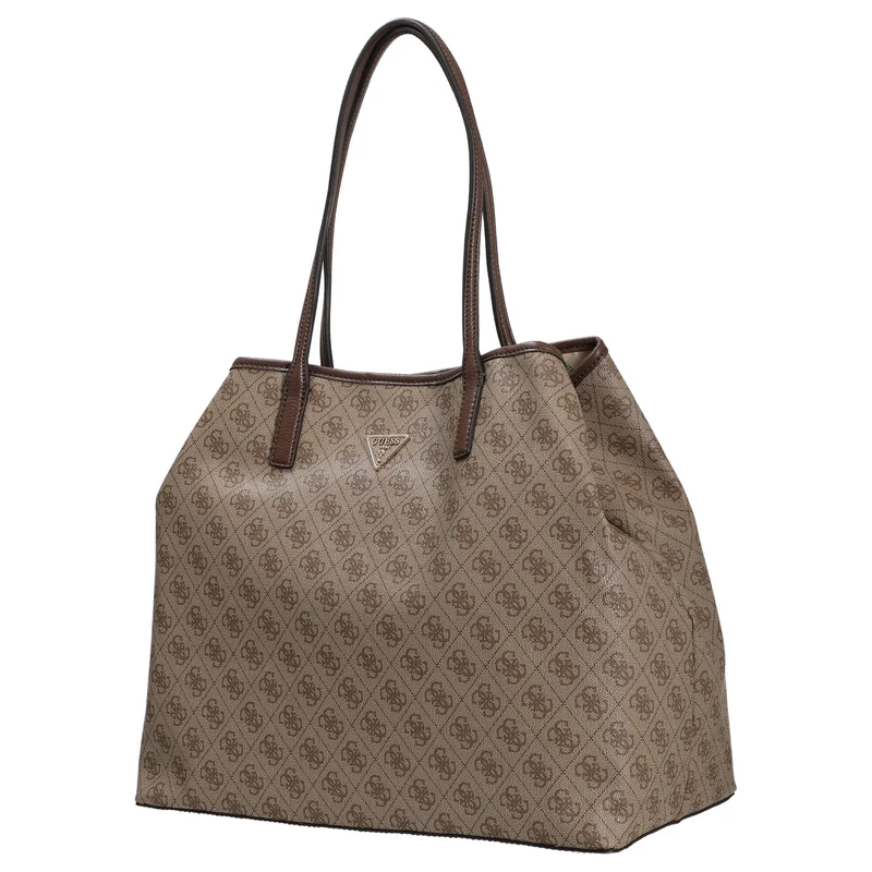 Guess Eco Victtoria - Shopper 2in1 L 40 cm (latte logo/brown)