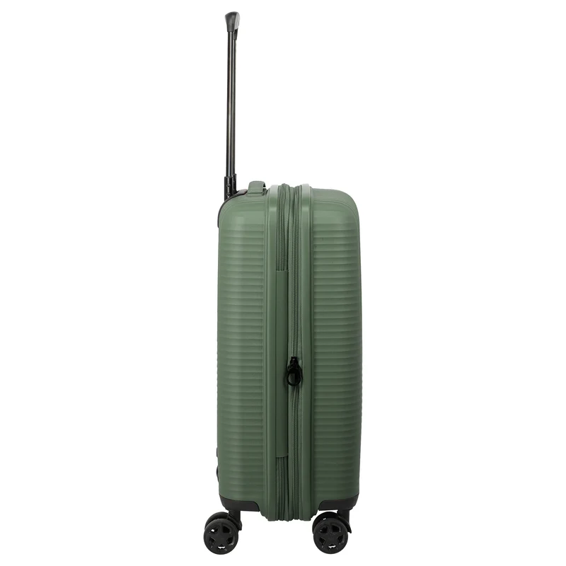 Travelite Air Stripe - 4-Rollen-Kabinentrolley S 55 cm erw. (green)