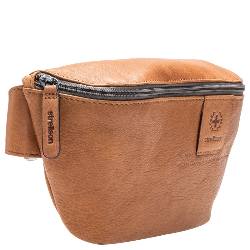 Strellson Hyde Park Curt - Gürteltasche 28 cm (cognac)