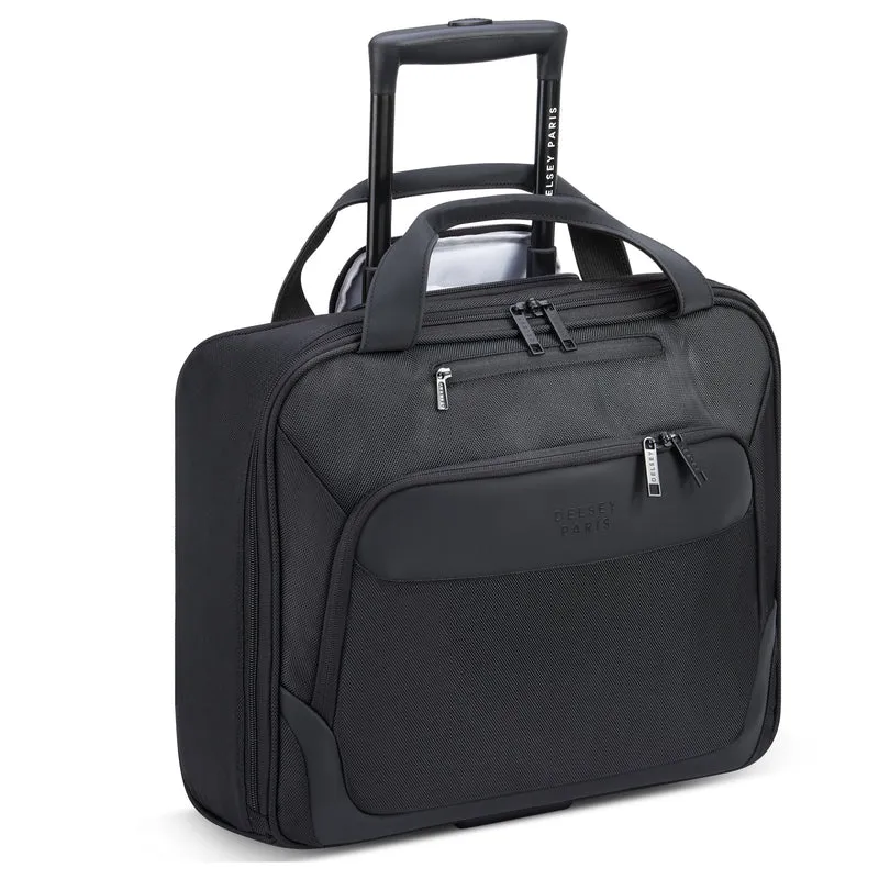 Delsey Paris Parvis Plus - 2-Rollen-Businesstrolley 42 cm (schwarz)