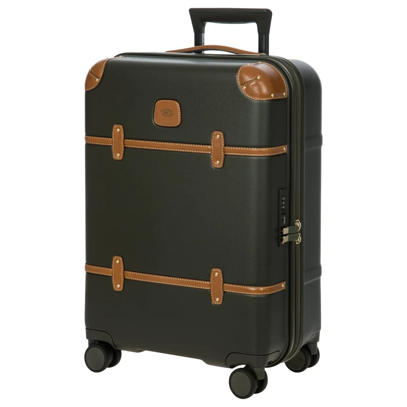 Brics Bellagio - 4-Rollen-Kabinentrolley 55 cm recycelt (olive)