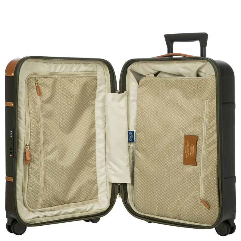 Brics Bellagio - 4-Rollen-Kabinentrolley 55 cm recycelt (olive)
