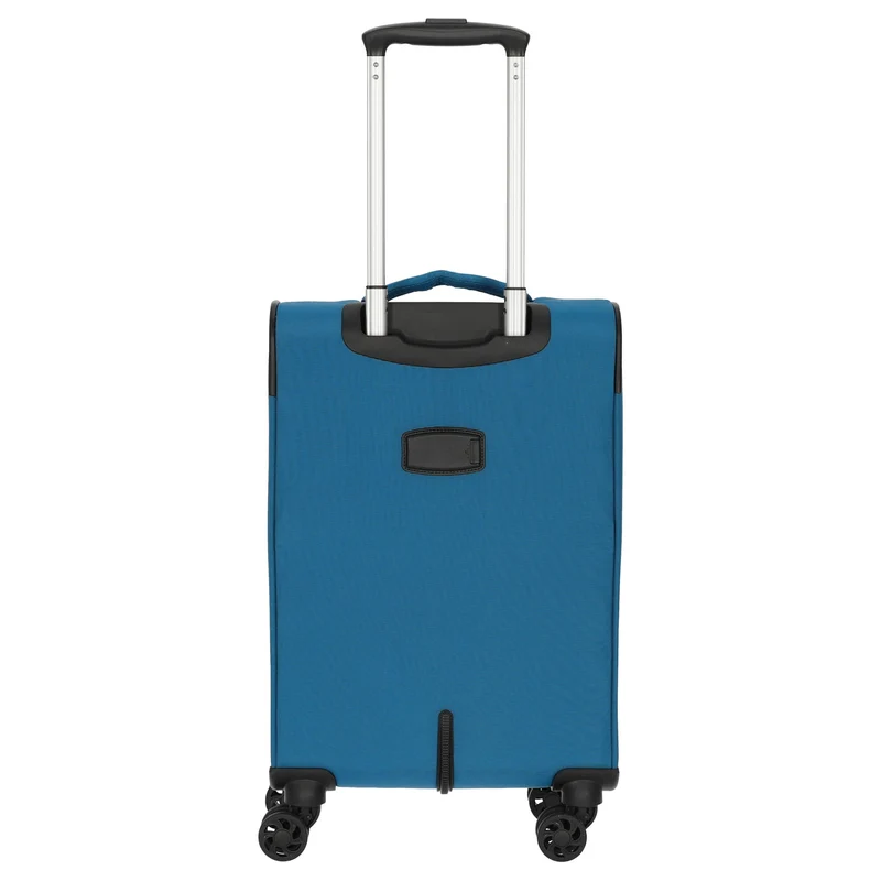 D&N Travel Line 9204 - 4-Rollen-Kabinentrolley S 55 cm (blau)