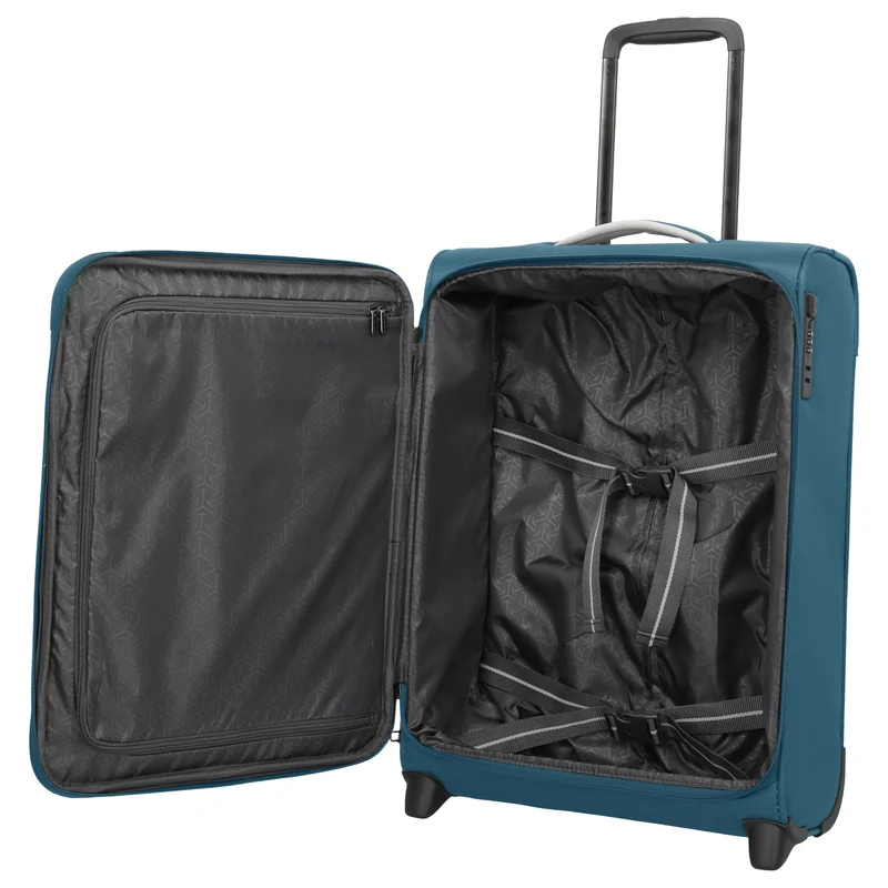 Travelite Jetpack Multi Light - 2-Rollen-Trolley S 55 cm (petrol)