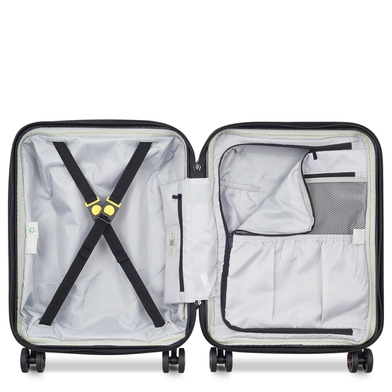Delsey Paris Shadow 5.0 - 4-Rollen-Kabinentrolley USB 55 cm (marineblau)