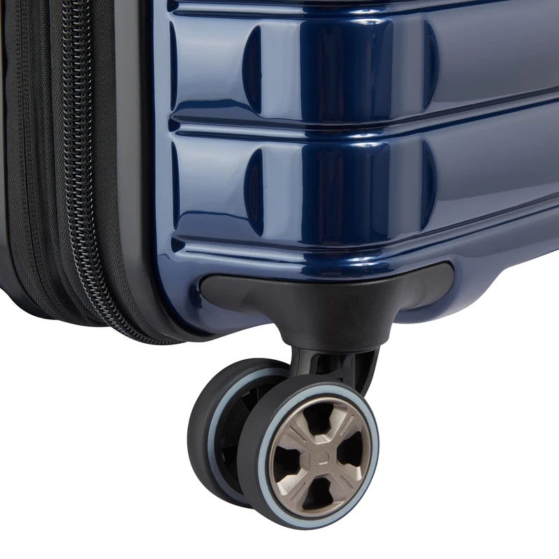 Delsey Paris Shadow 5.0 - 4-Rollen-Kabinentrolley USB 55 cm (marineblau)
