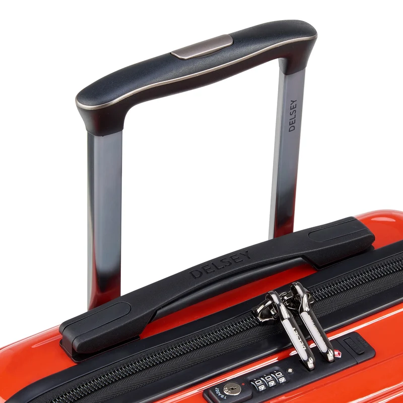 Delsey Paris Shadow 5.0 - 4-Rollen-Kabinentrolley Slim Line USB 55 cm (rot)