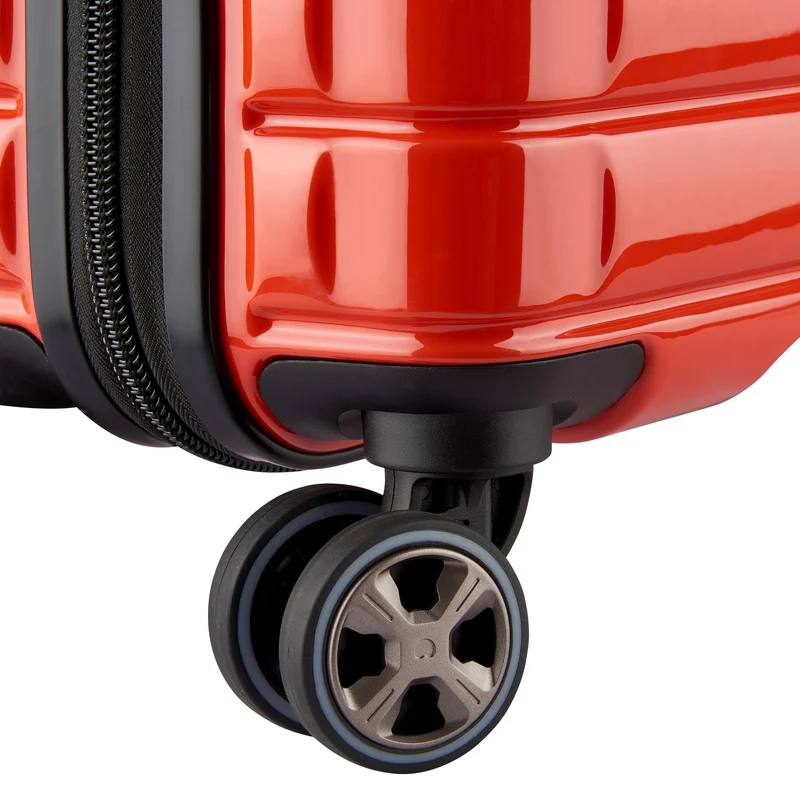 Delsey Paris Shadow 5.0 - 4-Rollen-Kabinentrolley Slim Line USB 55 cm (rot)