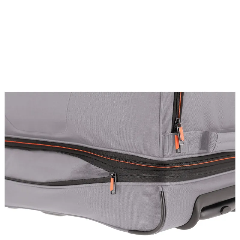 Travelite Basics - Rollenreisetasche 98/119L 70 cm erw. (grau/orange)