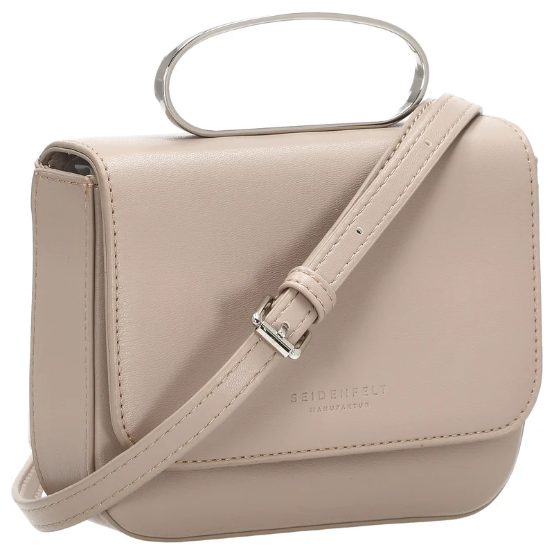 Seidenfelt SFM227 Crossbag - Umhängetasche 16 cm (powder taupe/silver)