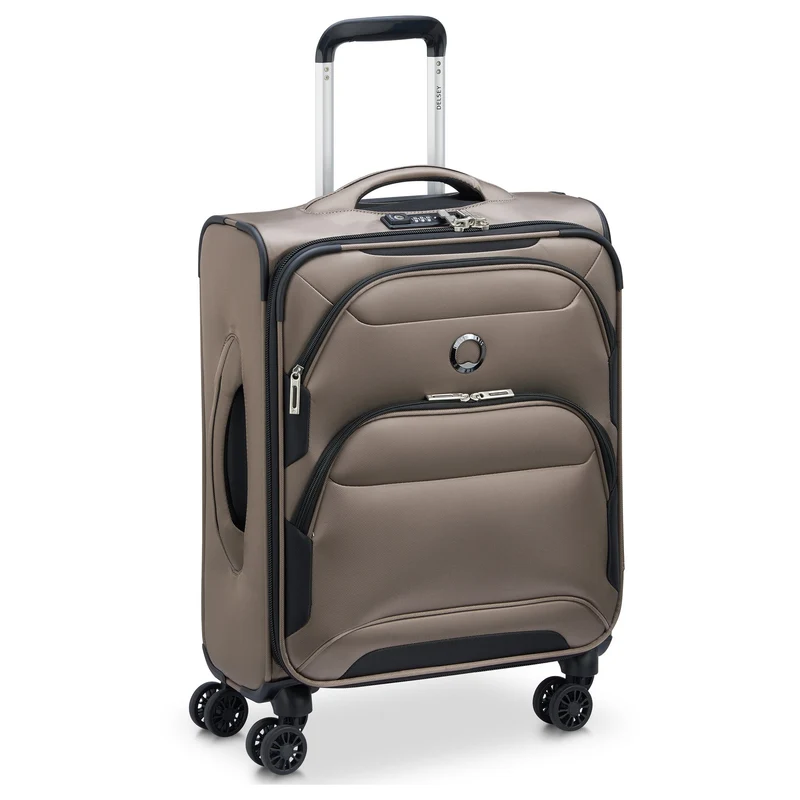 Delsey Paris Sky Max 2.0 Slim Line - 4-Rollen-Kabinentrolley 55 cm (beige)
