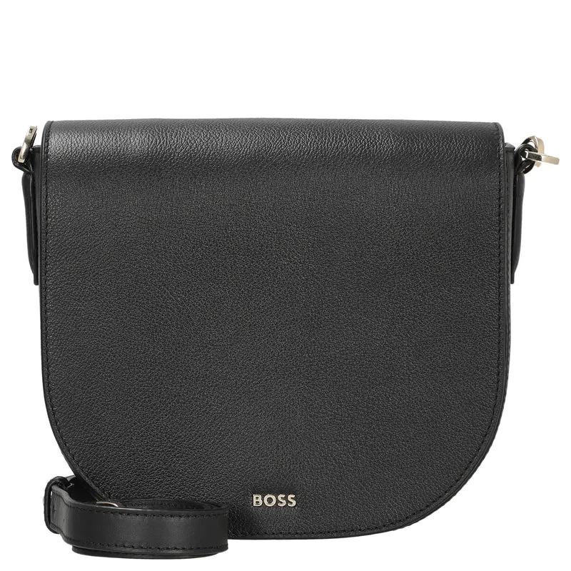 BOSS Women's Alyce Flap Xbody BM - Umhängetasche 21 cm (black)