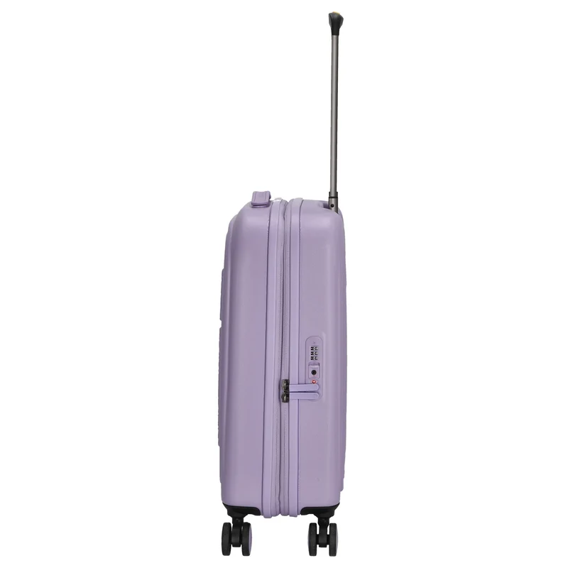 Mandarina Duck Logoduck+ - 4-Rollen-Kabinentrolley 52 cm erw. (frosty lilac)