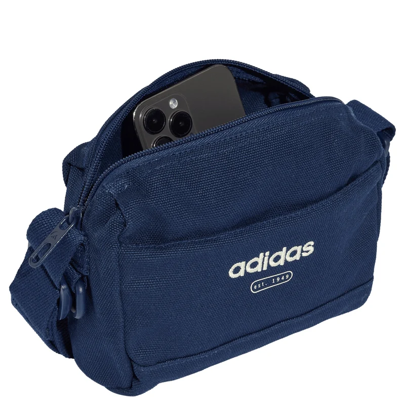 adidas Canvas Crossbody Bag - Umhängetasche 18 cm (night indigo/ivory)