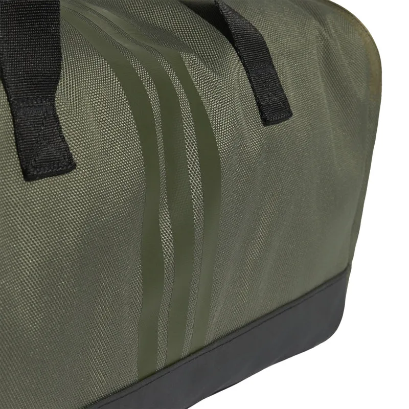 adidas 3 Stripes Duffel Bag Small - Weekender (olive strata/black)