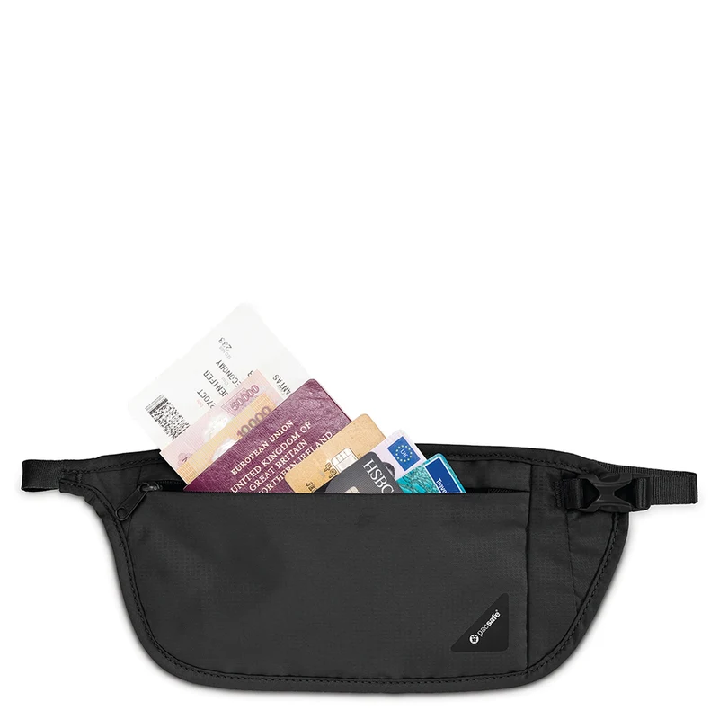 pacsafe Coversafe V100 RFID - Gürteltasche 26 cm (black)
