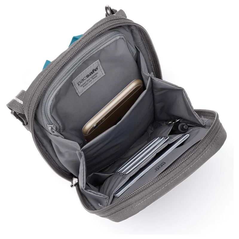 pacsafe RFIDsafe Tech Crossbody - Umhängetasche 22 cm (stone)