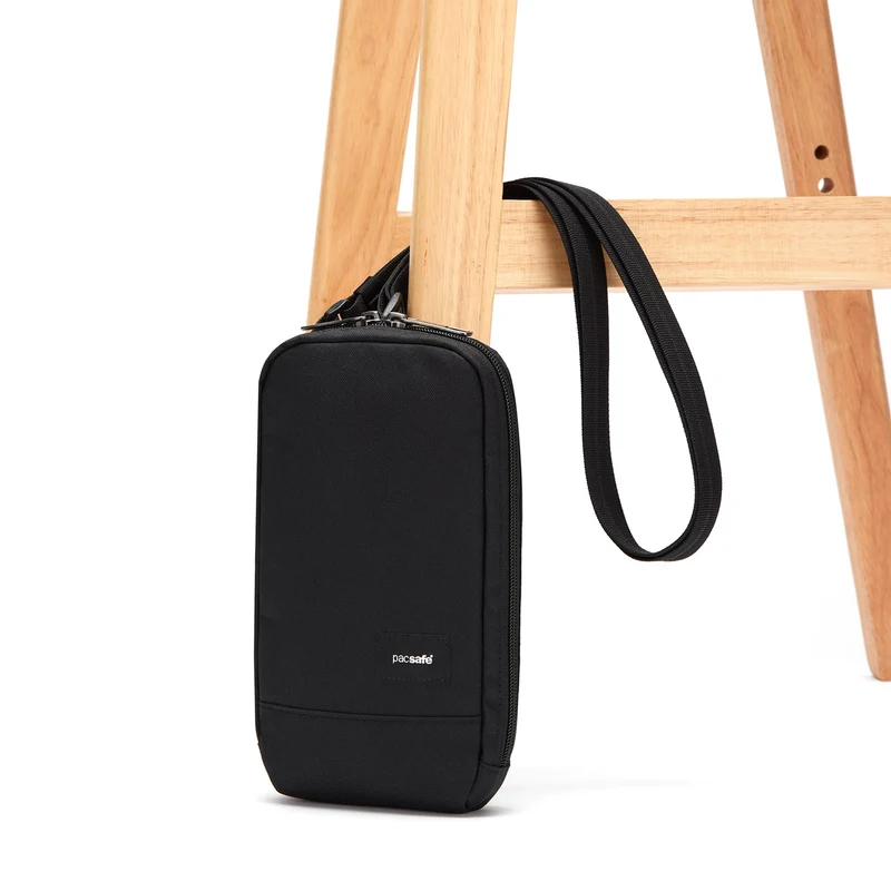 pacsafe RFIDsafe Tech Crossbody - Umhängetasche 22 cm (jet black)