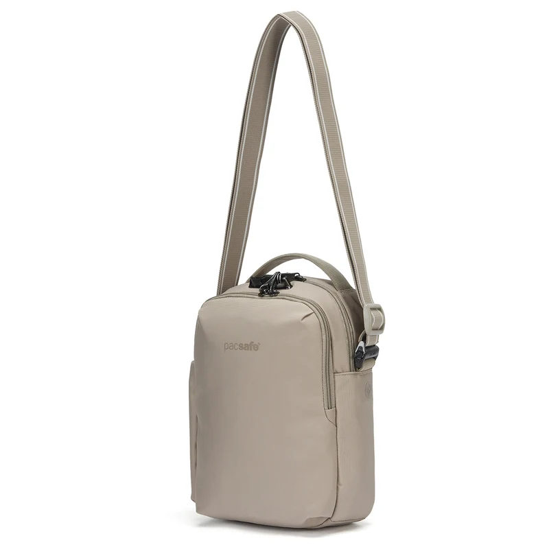 pacsafe V Tour Crossbody - Umhängetasche 28.5 cm (beige)