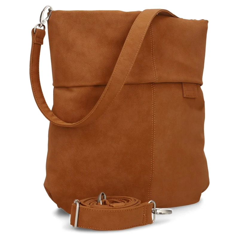 zwei Mademoiselle M12 - Schultertasche 32 cm (nubuk-cognac)